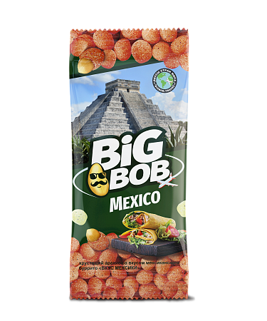 Хрустящий арахис со вкусом мексиканского буррито "Вкус Мексики" ТМ "BIG BOB" 50 г